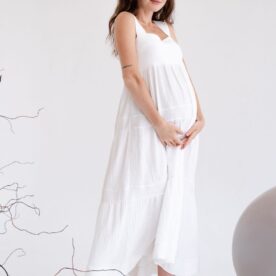 Платье для беременных 4323746 белый