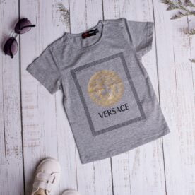 Детская футболка Versace, серая