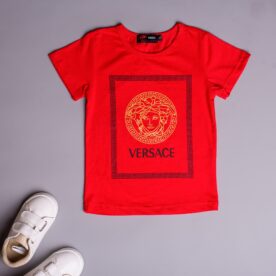 Детская футболка Versace, красная